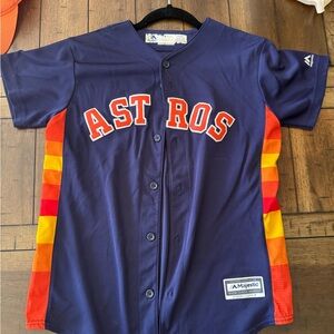 Majestic youth Astros Navy jersey